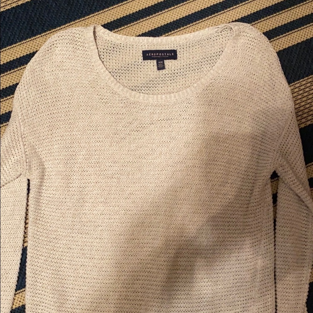 Aero Size M White Sweater - Picture 2 of 3